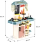 Kuchnia dla dzieci Beibe Good dźwięki LED woda generator pary dodatki (5903769970193) (955555909551101) - Outlet - obraz 5