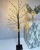 Светодиодное дерево-гирлянда с коричневым стволом, 1,5м, 225LED, 220V, IP40, Теплый белый - изображение 5