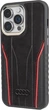 Панель Audi Genuine Leather MagSafe для Apple iPhone 14 Pro Black-Red (AU-TPUPCMIP14P-R8/D3-RD) - зображення 2