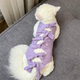 Одяг для котів після операції Holley Bow-knots Purple L - изображение 3