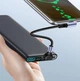 Кабель SUNROZ угловой USB Type-C M/M Fast Charge Smart Chip Black/Blue, 0,5 м (A-48890) - изображение 3
