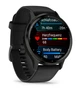 Смарт-годинник Garmin Venu 3 Slate Stainless Steel Bezel with Black Case and Silicone Band (010-02784-01/51/41) - изображение 3