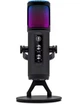 Игровой Стриминговый Конденсаторный емкостный USB Микрофон Mooncrown ZX-776 для компьютера ноутбука пения караоке стриминга Подкастов записи озвучивания видео онлайн общения геймерского вокала Студийный RGB шумоподавления Windows MacOS Android Black - изображение 3