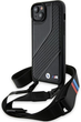 Панель BMW M Edition Carbon Stripe & Strap для Apple iPhone 15 Plus/14 Plus Black (BMHCP15M23PSCCK) - зображення 1