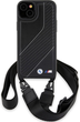 Панель BMW M Edition Carbon Stripe & Strap для Apple iPhone 15 Plus/14 Plus Black (BMHCP15M23PSCCK) - зображення 2