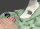 Туристический надувной матрас Каремат Outdoor Sleeping GS-7107 с подушкой со встроенным насосом 60 см на 195 см (47657) - изображение 5