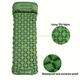 Туристический надувной матрас Каремат Outdoor Sleeping GS-7107 с подушкой со встроенным насосом 60 см на 195 см (47657) - изображение 6