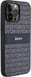 Панель DKNY Leather Mono Stripe & Metal Logo для Apple iPhone 14 Pro Black (3666339260378) - зображення 4