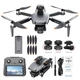 Квадрокоптер L600-2 PRO MAX 4K GPS FPV, дрон с 3-осевым подвесом, до 3000 м, 30 мин полета, пульт с экраном, профессиональный дрон - изображение 3