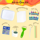 Набір для малювання на воді Jar Melo 12 кольорів Marbling Kit. Набір для марморування , ЕБРУ ( JA92606 ) - зображення 4
