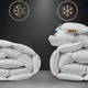 Одеяло MirSon Летнее Полуторное 155х215 см 100% гусиный пух Ferrero White (2200011169521) - изображение 3