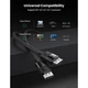 Кабель DisplayPort UGREEN DP114 8K 2м V1.4 нейлонова обплетення Чорний (80392) - зображення 3