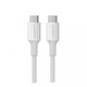 Кабель UGREEN US300 USB Type-C 100W 480 Мбіт/с 2м Білий (60552) - зображення 2