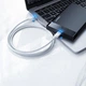 Кабель UGREEN US264 Type-C M-M PD QC4.0 60W 480 Мбіт 2м Білий (60520) - зображення 5