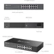 Коммутатор управляемый 16-портовый TP-Link Omada ES216G 32 Gbps Black - изображение 7