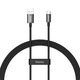 Кабель Baseus Superior Series (SUPERVOOC) Fast Charging Data Type-C 65W 1м Black (CAYS000901) - зображення 1