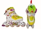 Роликовые коньки Amigo ACTIVA girl (желтые) р. 31-34 - изображение 3