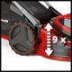 Профессиональная газонокосилка аккумуляторная Einhell GP-CM 36/52 S Li BL (с АКБ 4x4.0Ah+ЗУ) SDRT_53413327 - изображение 6