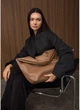 Женская сумка Хобо со съемным кошельком из экокожи SAMBAG Бежевая (38870371634) - изображение 7