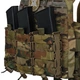 Плитоноска Warmor Gen.5 (Мультикам) + 3 жёстких подсумка под АК/AR + Штурмовой рюкзак с креплением для шлема - изображение 6