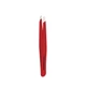 Пинцет Tweezerman Stainless Steel Slant Tweezer Red со скошенным наконечником (9 см) - изображение 4