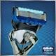 Бритвенный станок ручной работы для Gillette Fusion ProGlide Flexball с подставкой и дорожным футляром (1 картридж) - изображение 5