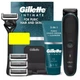Чоловічий набір для догляду за волоссям інтимних зон Gillette Intimate (тример і бритва з трьома картриджами/підставкою та крем для гоління 177 мл) - зображення 1