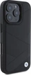 Etui plecki BMW Signature Leather Crossing Lines Pattern do Apple iPhone 16 Pro Black (BMHCP16L23RCGPK) - obraz 4