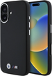 Панель BMW M Smooth Full Wrapped Metal MagSafe для Apple iPhone 16 Black (BMHCP16S23PMWK) - зображення 1