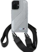 Etui plecki BMW M Edition Carbon Stripe & Strap do Apple iPhone 16 Gray (BMHCP16S23PSCCG) - obraz 2