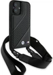 Etui plecki BMW M Edition Carbon Stripe & Strap do Apple iPhone 16 Black (BMHCP16S23PSCCK) - obraz 3
