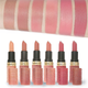 Набор из 6 матовых помад, Mirsist 4D matte lipstick, Nude - изображение 3