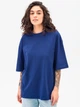 Набор футболок хлопковых оверсайз длинных женских Ray Oversize U0104W-4PACK1 2XL/3XL 4 шт Светло-зеленый/Лиловый/Голубой/Синий (RAY2000000038322) - изображение 5
