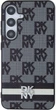 Etui DKNY Leather Checkered Mono Pattern & Printed Stripes do Samsung Galaxy S24 Plus Black (3666339276843) - obraz 2