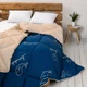 Зимова ковдра євророзмір 200*220 см, 450 гр/м2 гіпоалергенна FRIENDLY "ALASKA" Кити ТЕП Синя (39000200220) - зображення 2