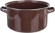 Каструля емальована Orion Brown коричнева 15 л (8592381118983) - зображення 1