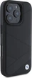 Etui plecki BMW Sign Leather Crossing Lines Pattern do Apple iPhone 16 Pro Max Black (BMHCP16X23RCGPK) - obraz 4