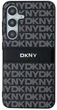 Etui DKNY Leather Mono Stripe & Metal Logo do Samsung Galaxy S24 Black (3666339287474) - obraz 2