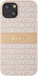 Панель DKNY Leather Mono Stripe & Metal Logo для Apple iPhone 13/14/15 Pink(3666339260637) - зображення 3