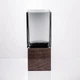 Кількість: Ваза для квітів квадратна скляна Light House LG-30208-1500 прозора з підпалом 30 см 1,5 л - зображення 3