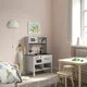 Ігрова дитяча кухня сірого кольору 68*40*100см Ikea SILLTRUT 205.444.92 - изображение 3