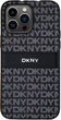 Панель DKNY Leather Mono Stripe & Metal Logo для Apple iPhone 14 Pro Max Black (3666339260385) - зображення 3