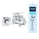 Смеситель для ванны Grohe QuickFix Dice 1018720000 с душевым гарнитуром Vitalio Comfort 110 26928001 (BF101872VC) - изображение 2