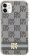 Панель DKNY IML Checkered Mono Pattern & Printed Stripes MagSafe для Apple iPhone 11 / Xr Beige (3666339269395) - зображення 2