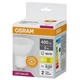 Лампочка Osram LED VALUE, PAR16, 5W, 3000K, GU10 (4058075689510) - изображение 2