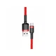 Дата кабель USB 2.0 AM to USB-C 1.0m Cafule 3A red+red Baseus (CATKLF-B09) - изображение 2