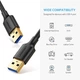 Дата кабель USB 3.0 AM/AM 1.0m US128 black Ugreen (10370) - зображення 2