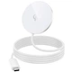 Зарядне бездротове пристрій Hoco CW63 Qi2 Magnetic 15W 1.2М Білий - зображення 3