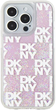 Etui DKNY Liquid Glitter Multilogo do Apple iPhone 15 Pro Pink (3666339271190) - obraz 2