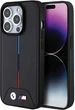 Панель BMW Quilted Tricolor MagSafe для Apple iPhone 15 Pro Black (BMHMP15L22PVTK) - зображення 1